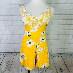 Xhilaration's Yellow & White Floral Romper
